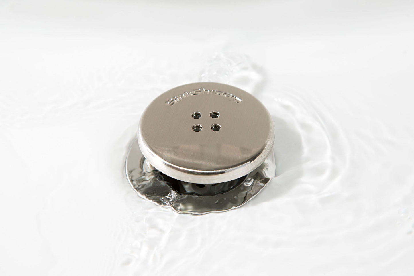 SinkShroom (Nickel Edition) Prevents Clogged Bathroom Sink Drains