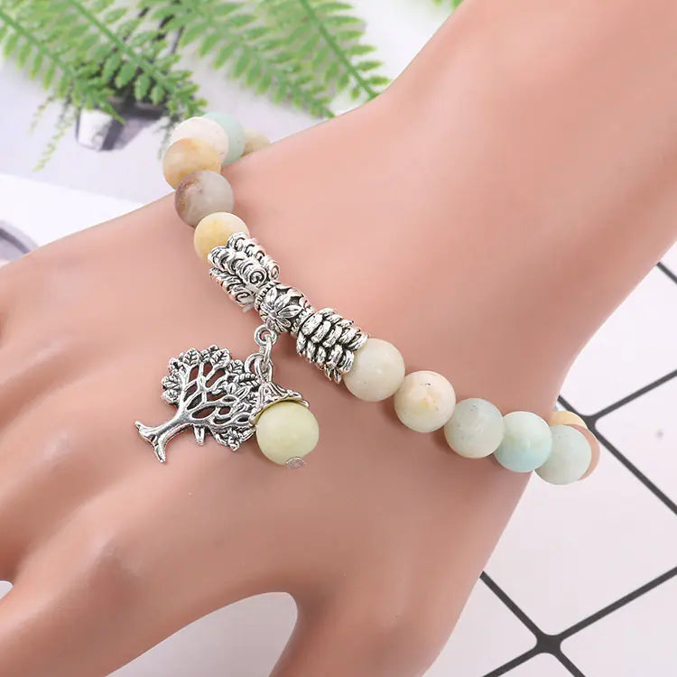 Agate Lucky Tree Mosha Bracelet