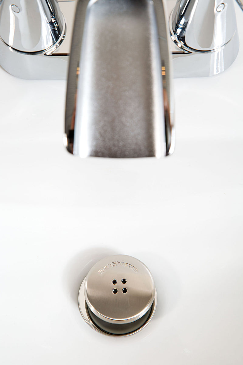 SinkShroom (Nickel Edition)  Prevents Clogged Bathroom Sink Drains