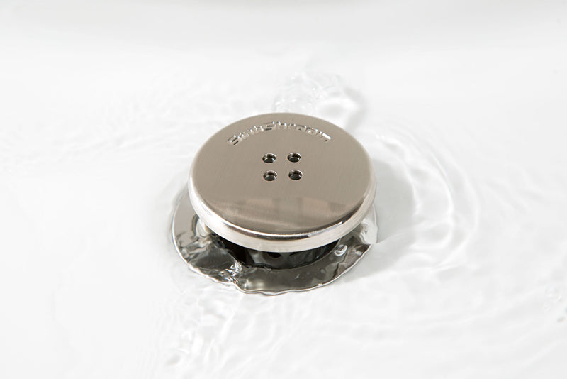 SinkShroom (Nickel Edition)  Prevents Clogged Bathroom Sink Drains