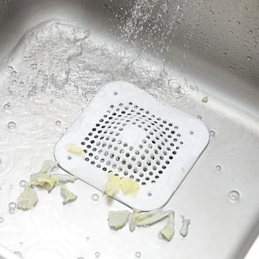 Hair Filter  Anti-Blocking Strainer Bathtub Shower Floor Drain Stopper Silicone