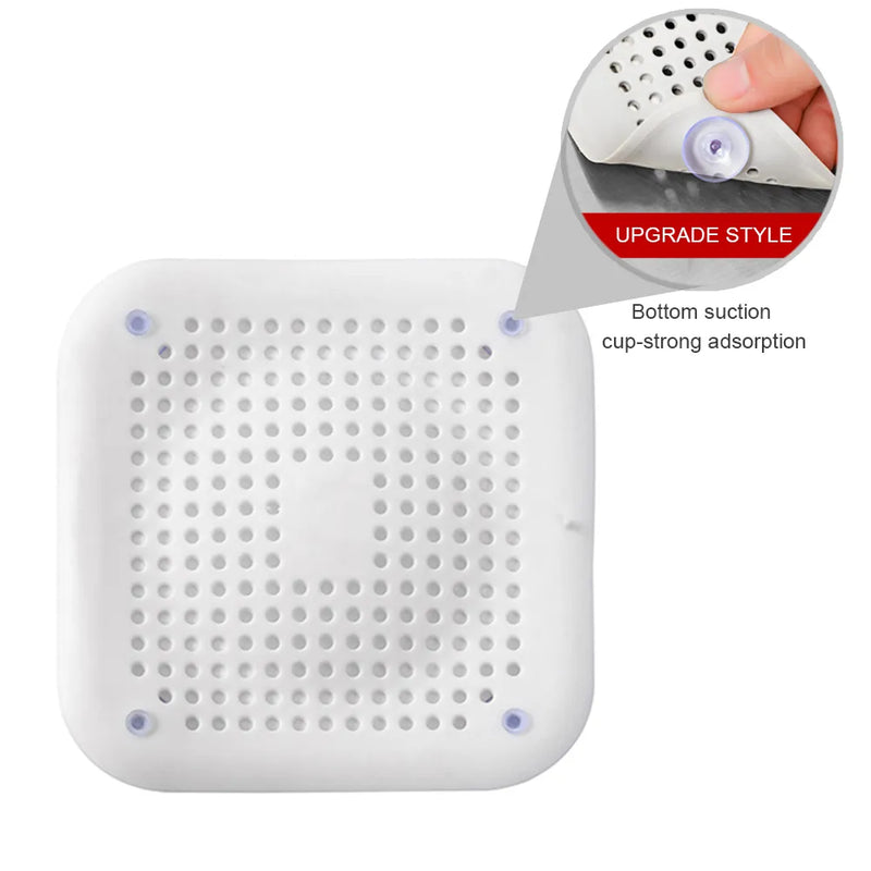 Hair Filter  Anti-Blocking Strainer Bathtub Shower Floor Drain Stopper Silicone