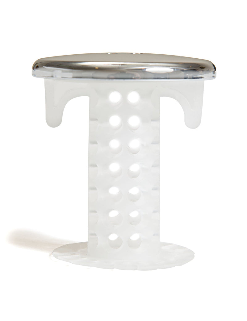 SinkShroom (Chrome Edition)  Prevents Clogged Bathroom Sink Drains