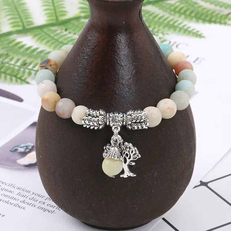 Agate Lucky Tree Mosha Bracelet