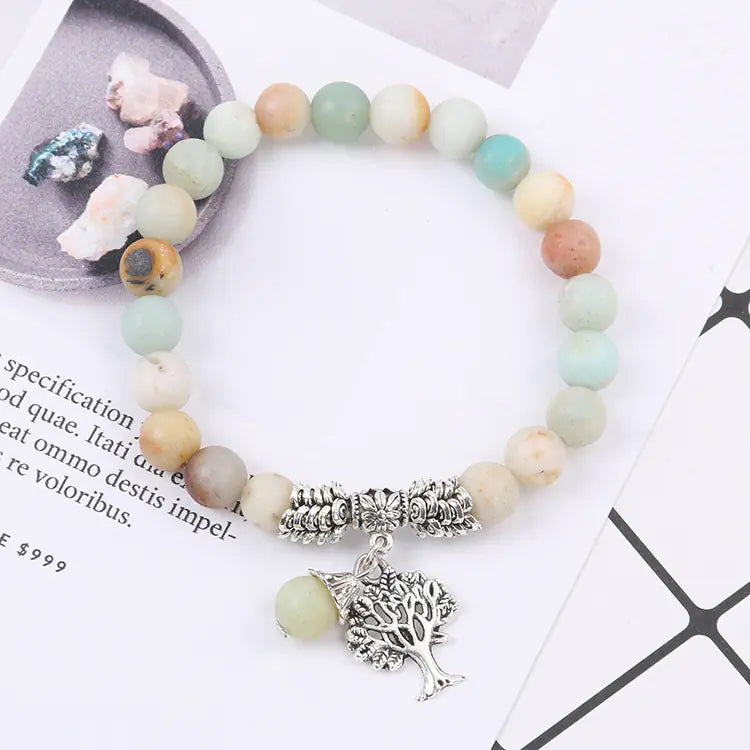 Agate Lucky Tree Mosha Bracelet