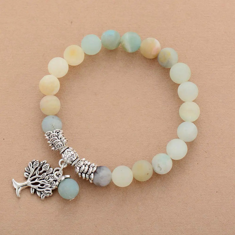 Agate Lucky Tree Mosha Bracelet
